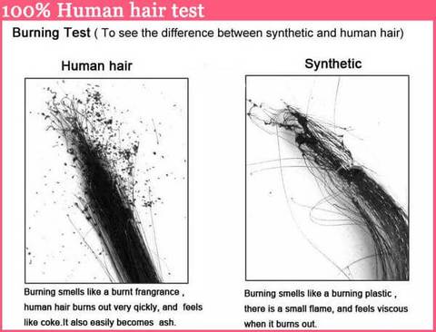 HOW TO DISTINGUISH BETWEEN SYNTHETIC HAIR AND HUMAN HAIR?