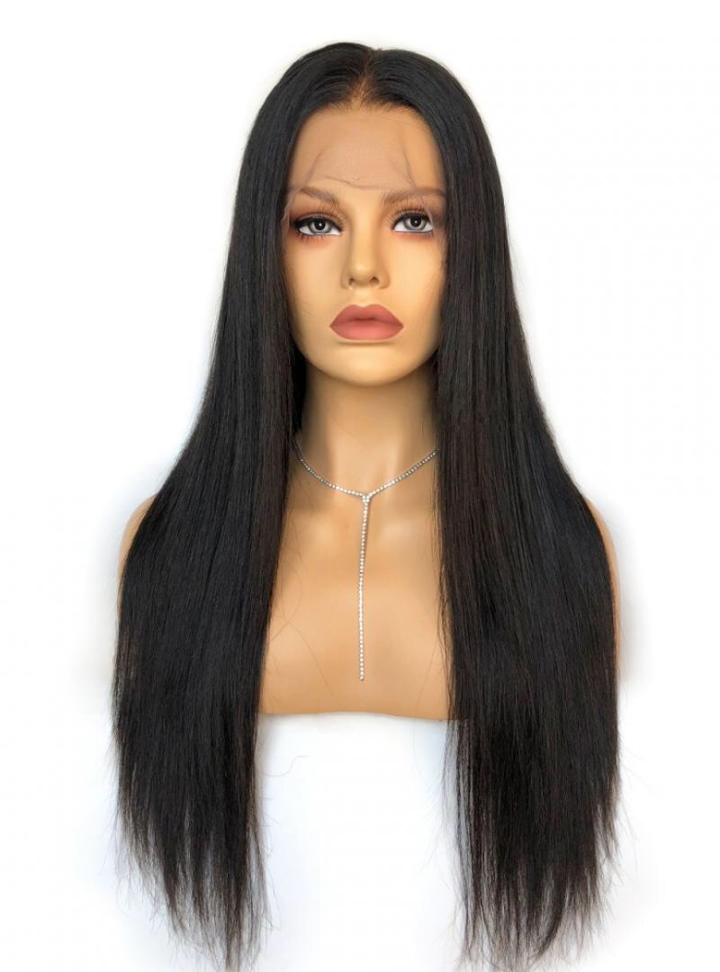 14” Brazilian Straight 4x4 Closure Lace Wig