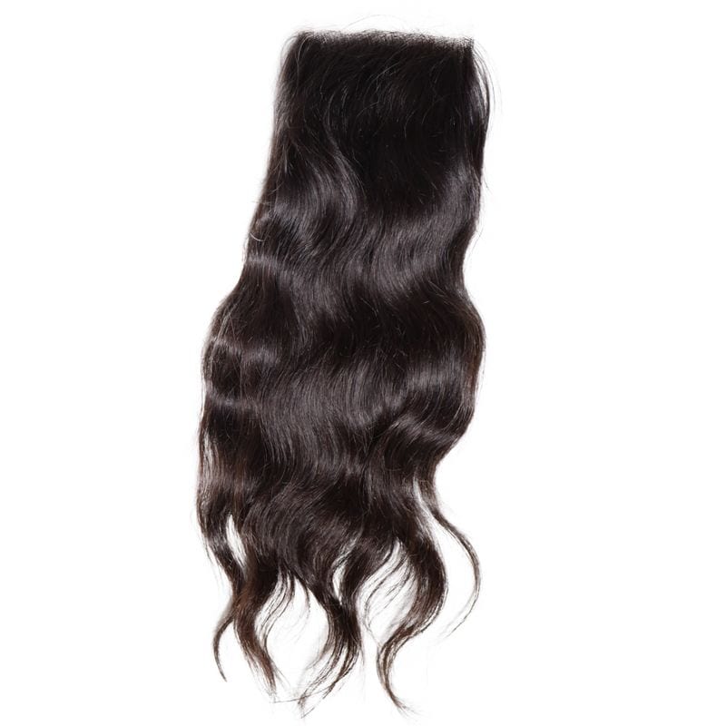 Raw Indian Natural Wave Transparent Lace Closure